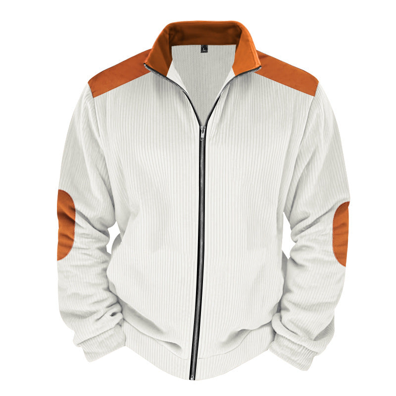 Veste matelassée homme – Coupe droite – Zippée – Style sportif à empiècements contrastés