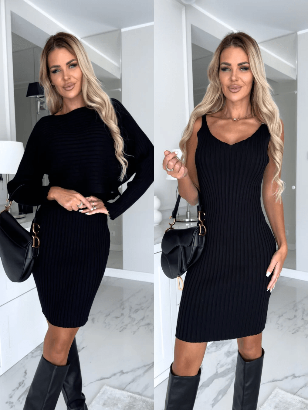 Robe sans manches avec pull offert - Confort et élégance