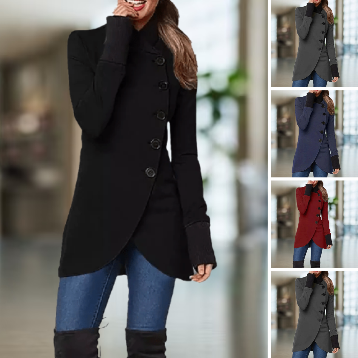 Manteau chic, intemporel, confortable pour femmes