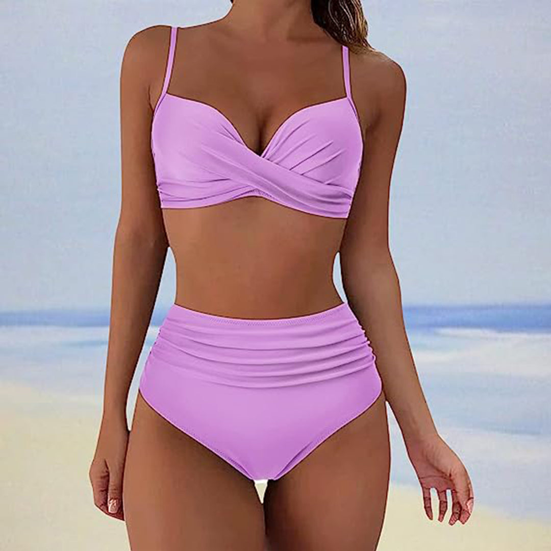 Aimée - Bikini taille haute stylé