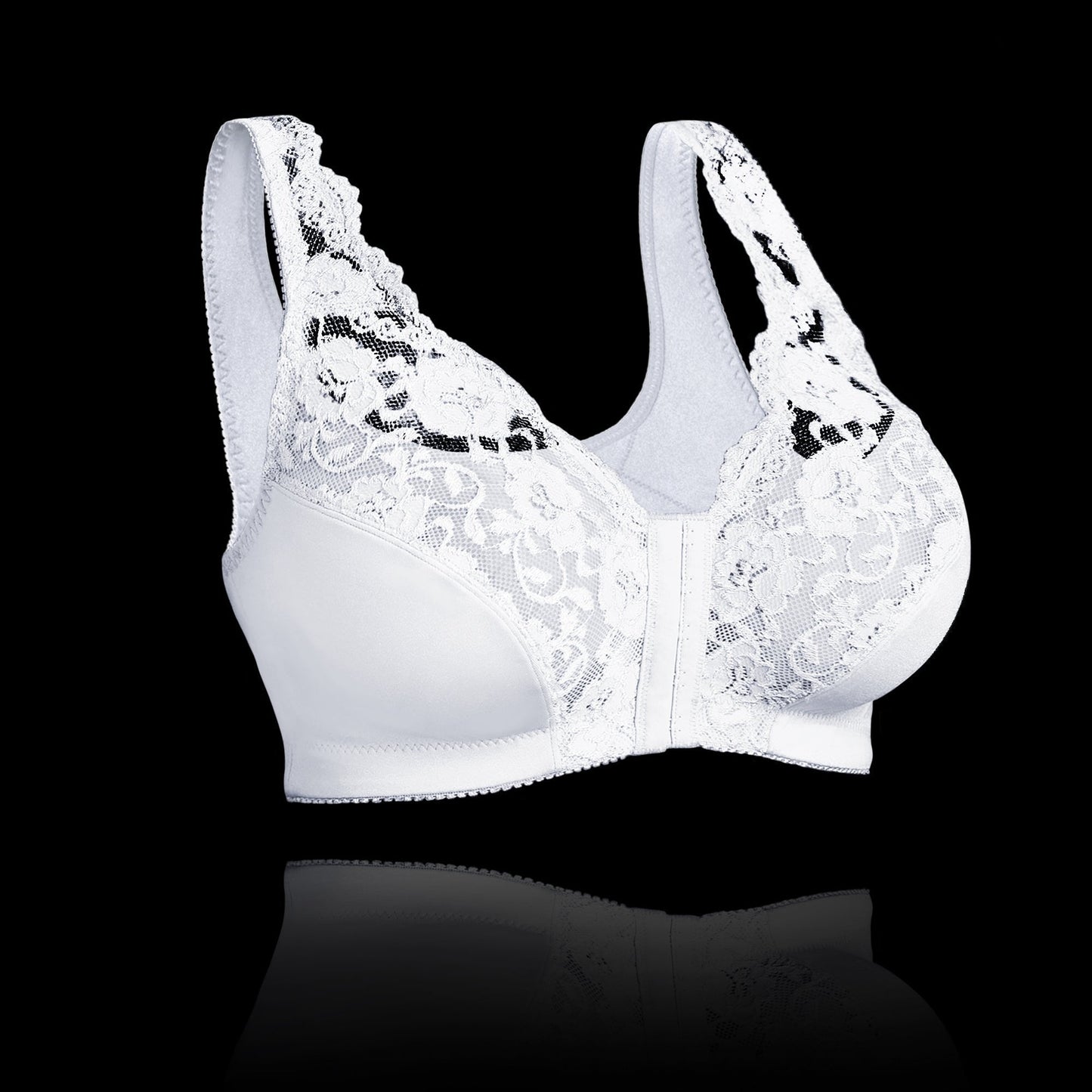Soutien-gorge femme – Maintien doux – Fermeture frontale – Coupe couvrante – Tissu respirant