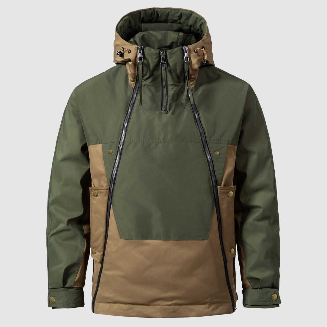 Veste homme duvet – Coupe droite – Capuche – Matelassée isolante déperlante