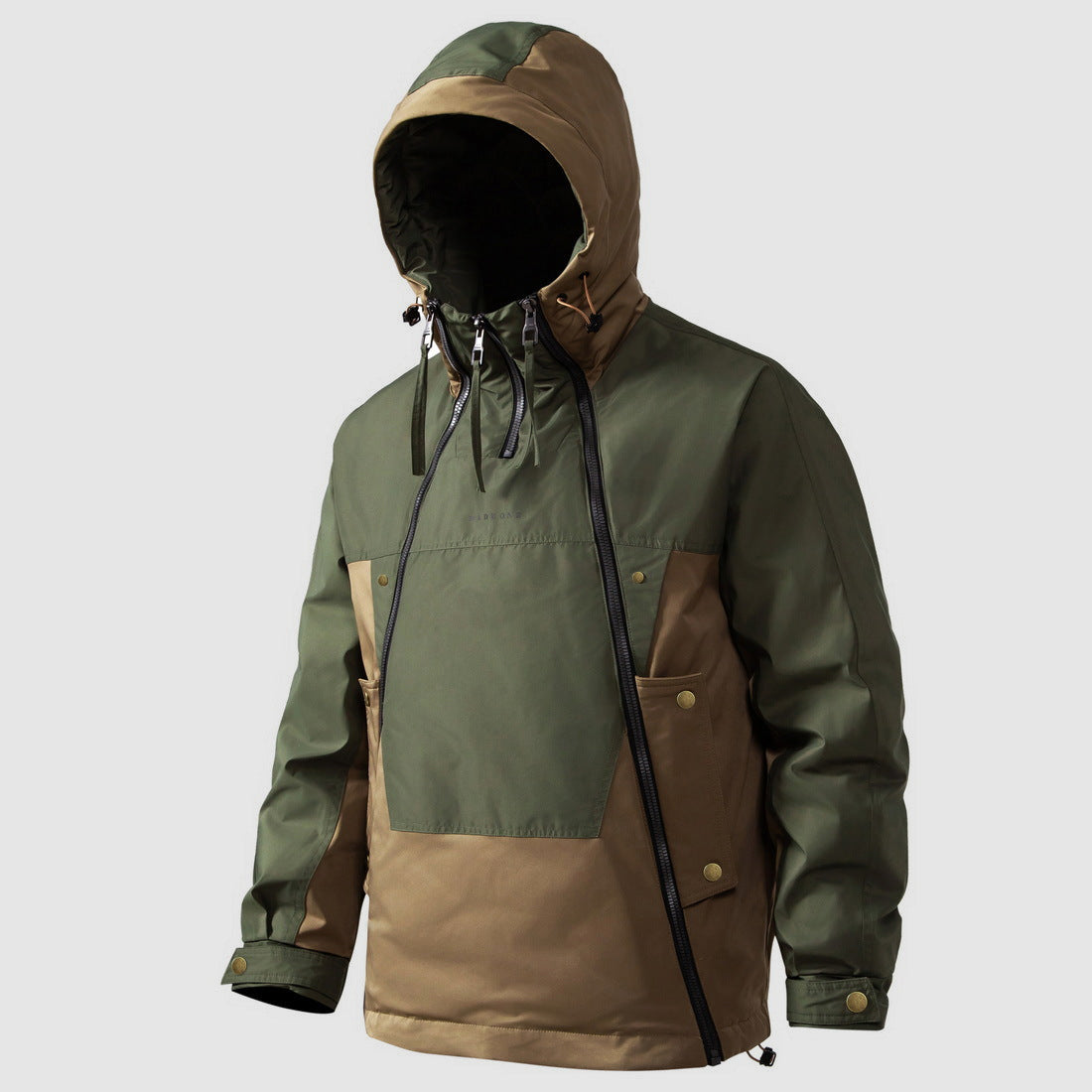 Veste homme duvet – Coupe droite – Capuche – Matelassée isolante déperlante