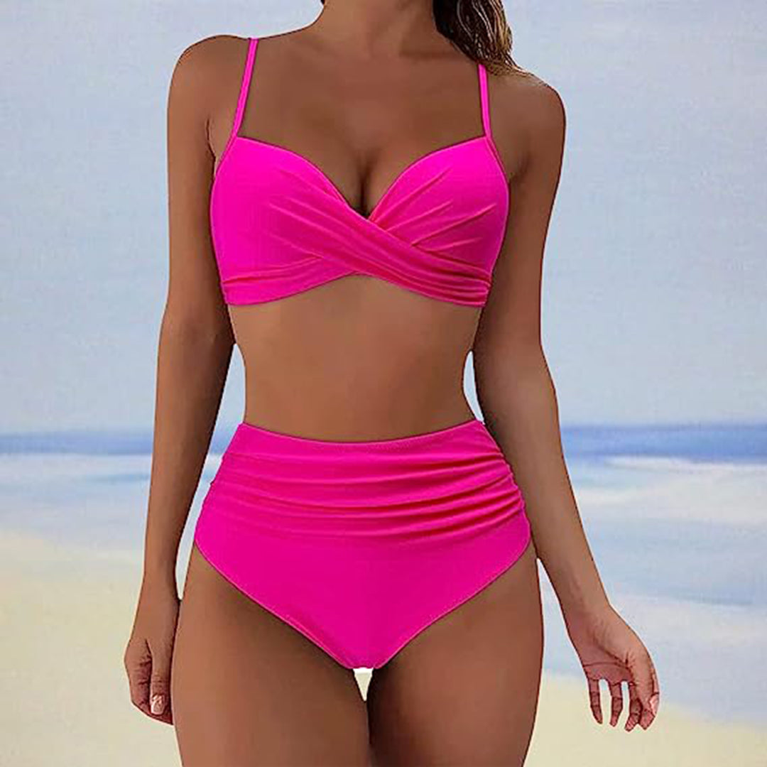 Aimée - Bikini taille haute stylé