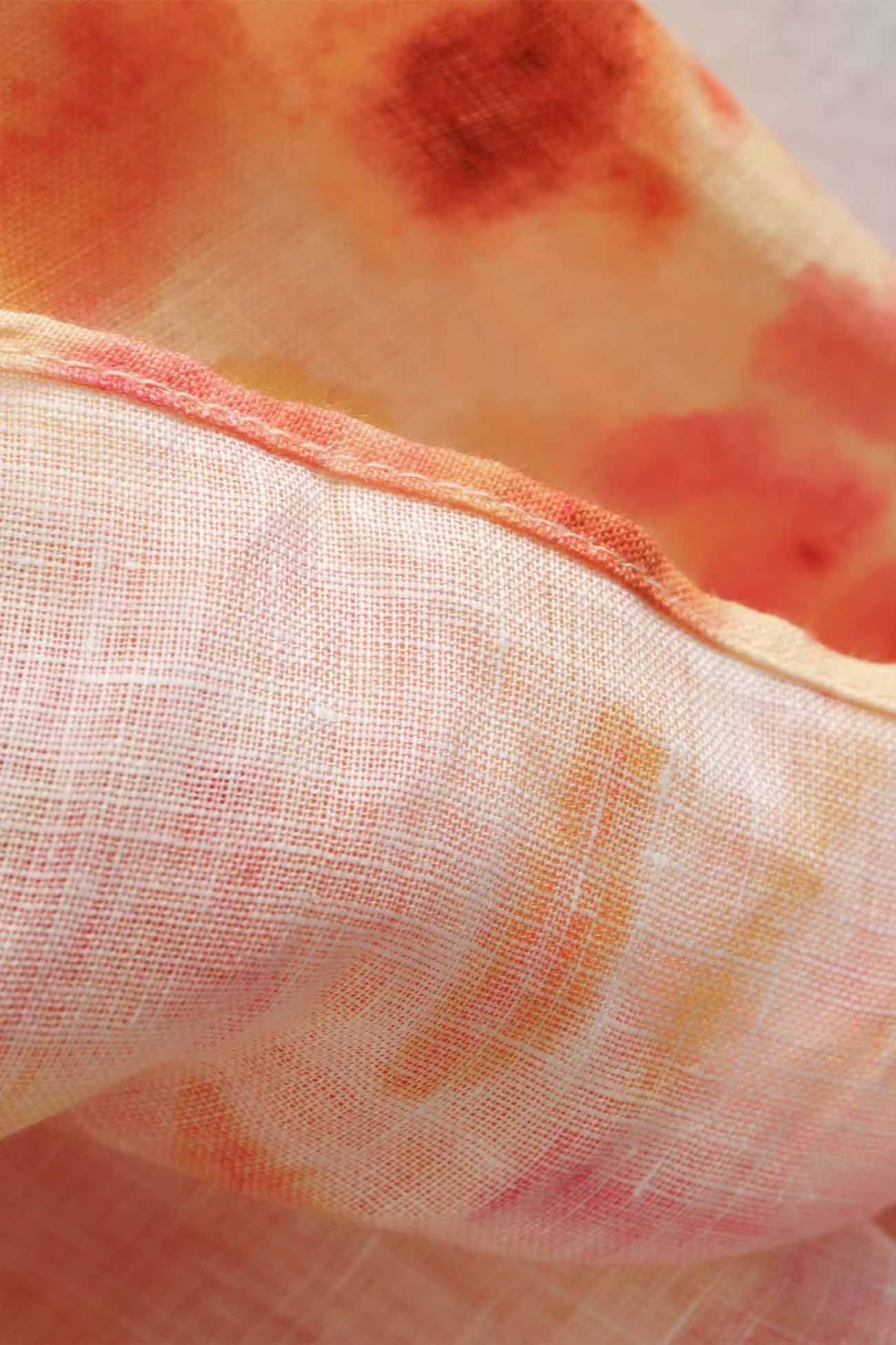 Robe Longue Femme – Imprimé Floral – Décolleté Volanté – Découpe Taille – Tissu Léger