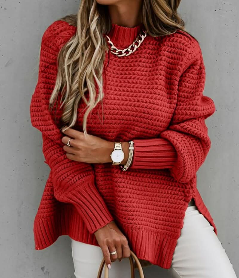 Pull en tricot élégant, chic et confortable pour femme