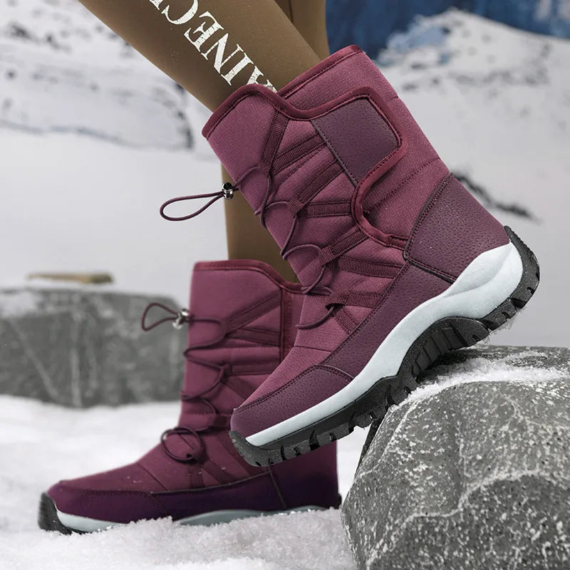 Bottes homme – Mi-mollet – Imperméables – Semelle crantée – Isolation chaude