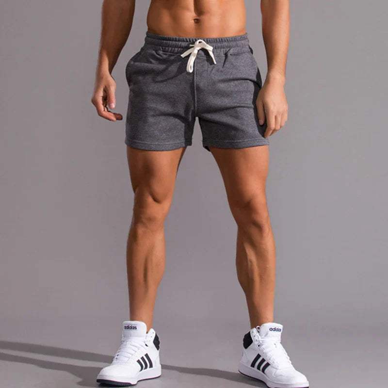 Short de Sport Homme - Taille Élastique avec Cordon - Confortable et Respirant - Poches Pratiques