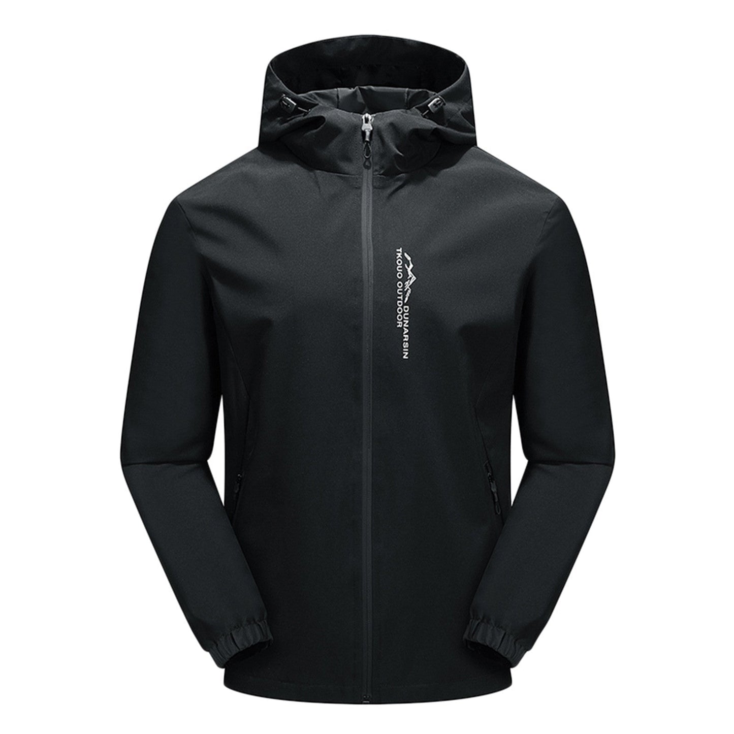 Veste softshell homme – Coupe régulière – Imperméable coupe-vent – Capuche zippée