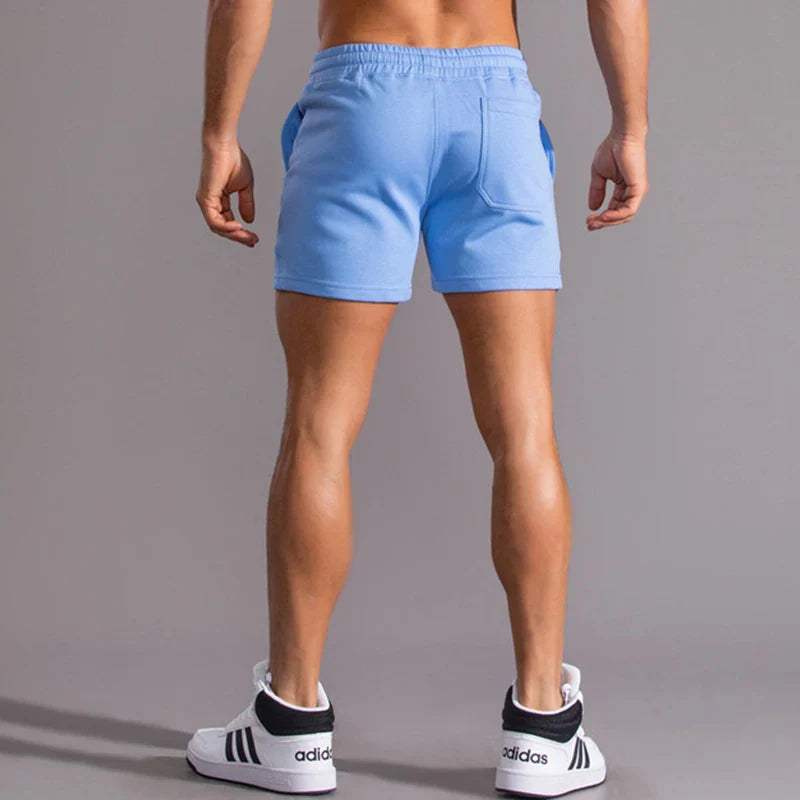 Short de Sport Homme - Taille Élastique avec Cordon - Confortable et Respirant - Poches Pratiques