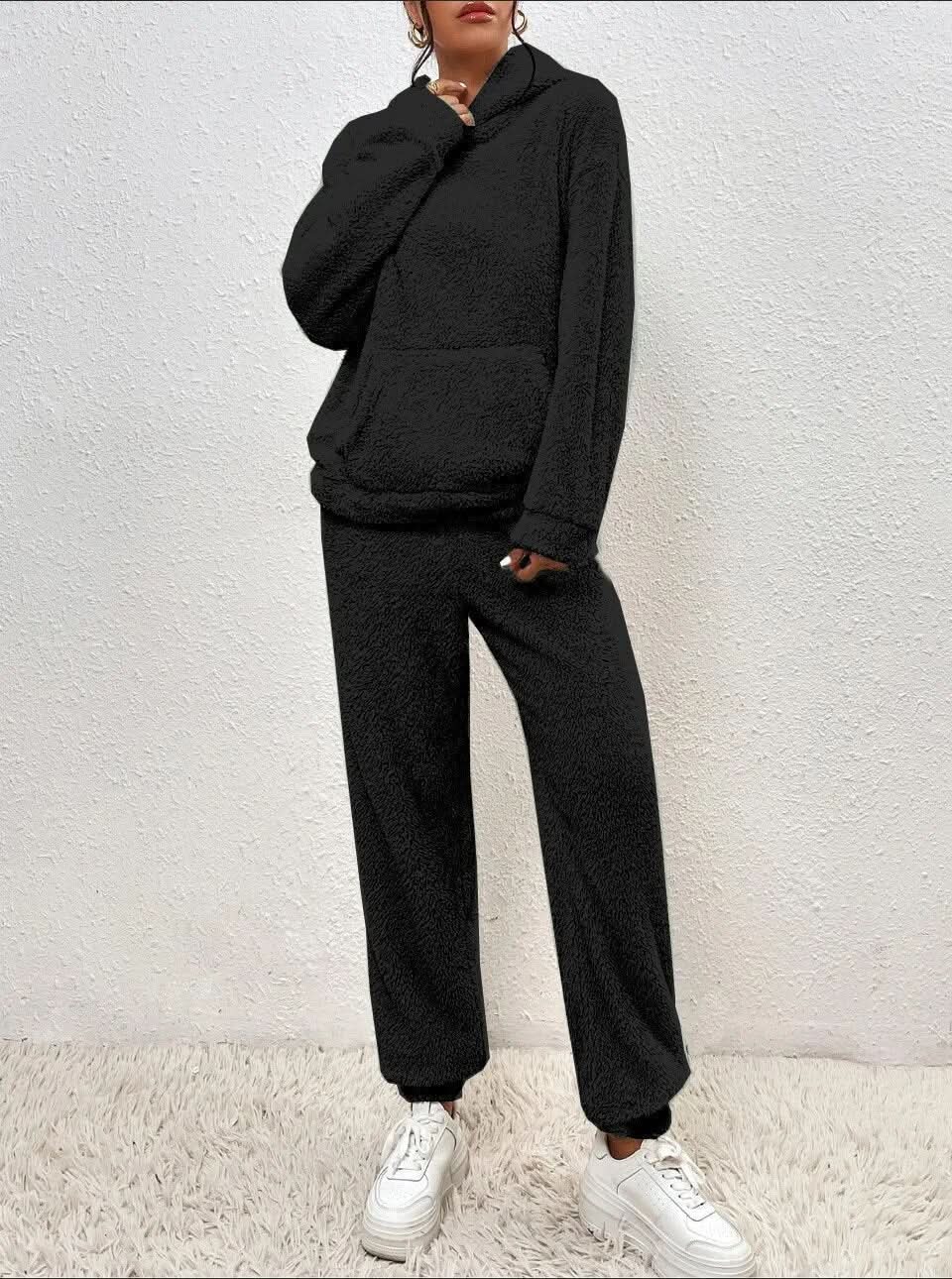 Ensemble Loungewear Femme - Tissu Doux et Chaud - Confort Optimal - Style Élégant et Décontracté