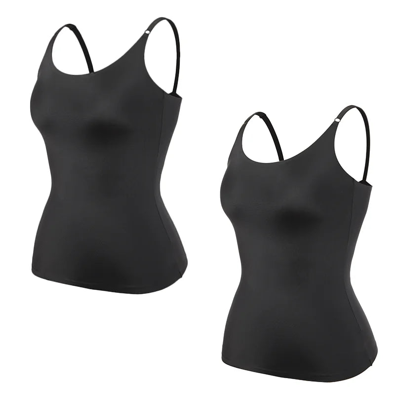 Débardeur Femme – Coupe Ajustée – Sans Coutures – Tissu Stretch Respirant