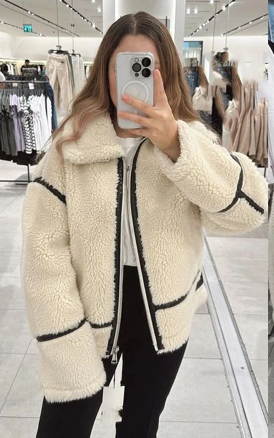 Veste à col montant classique, confortable et polyvalente pour femme