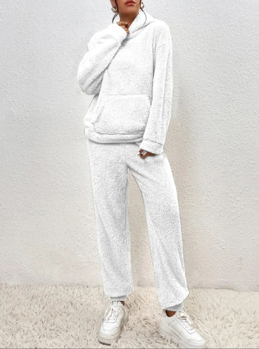 Ensemble Loungewear Femme - Tissu Doux et Chaud - Confort Optimal - Style Élégant et Décontracté