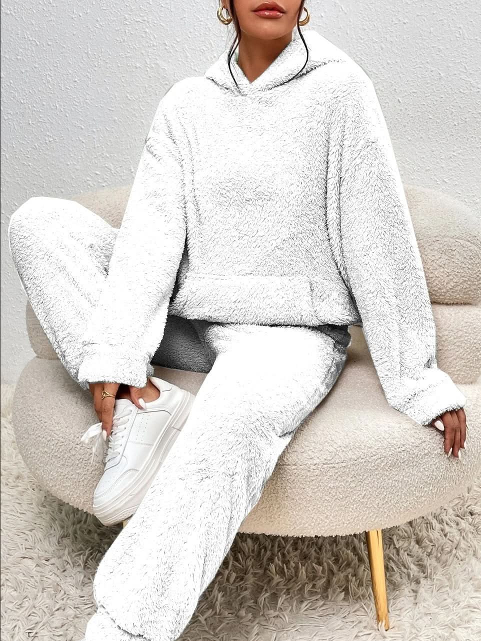 Ensemble Loungewear Femme - Tissu Doux et Chaud - Confort Optimal - Style Élégant et Décontracté