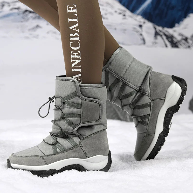 Bottes homme – Mi-mollet – Imperméables – Semelle crantée – Isolation chaude