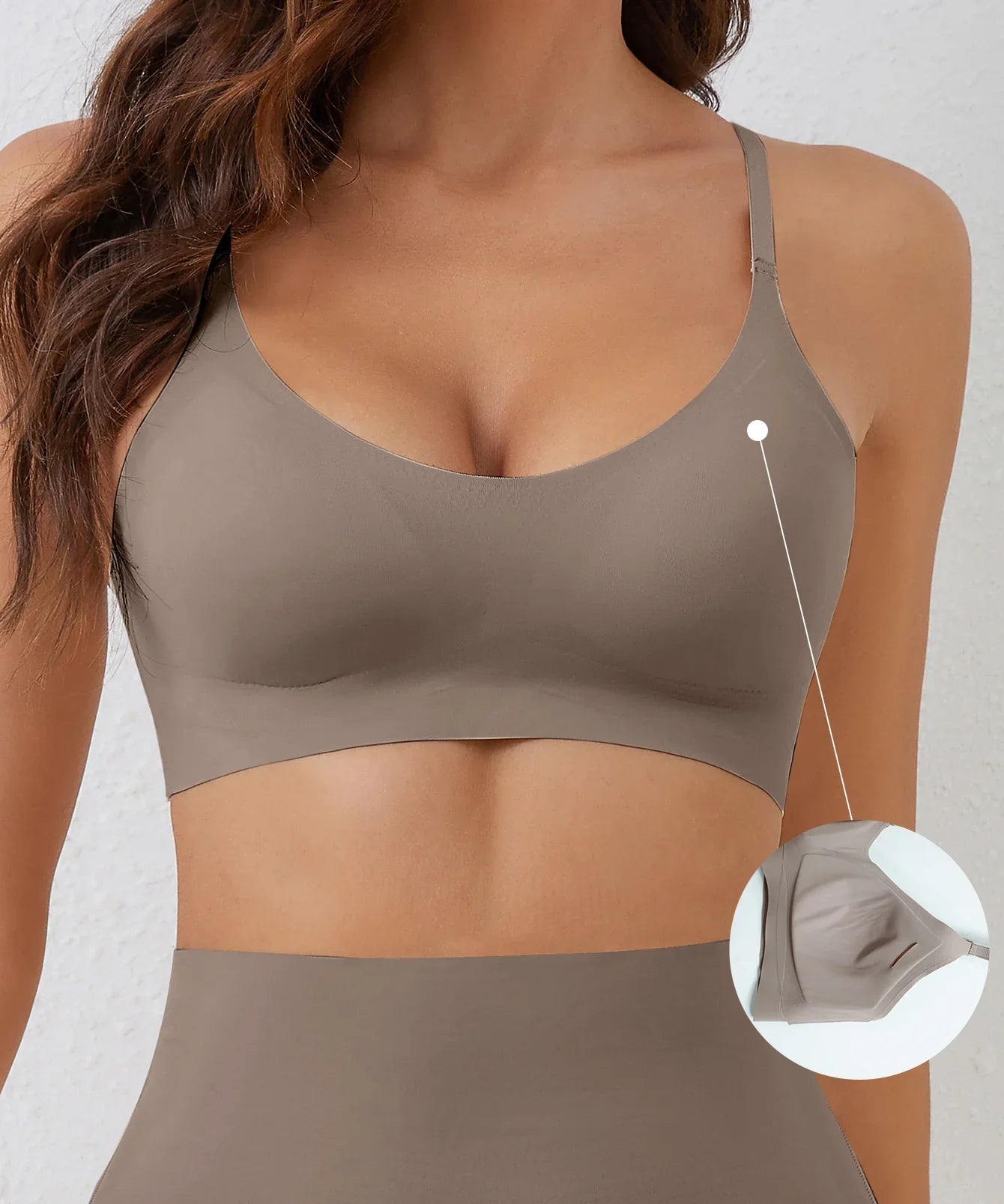Soutien-gorge femme – Sans armature – Confort respirant – Bretelles réglables
