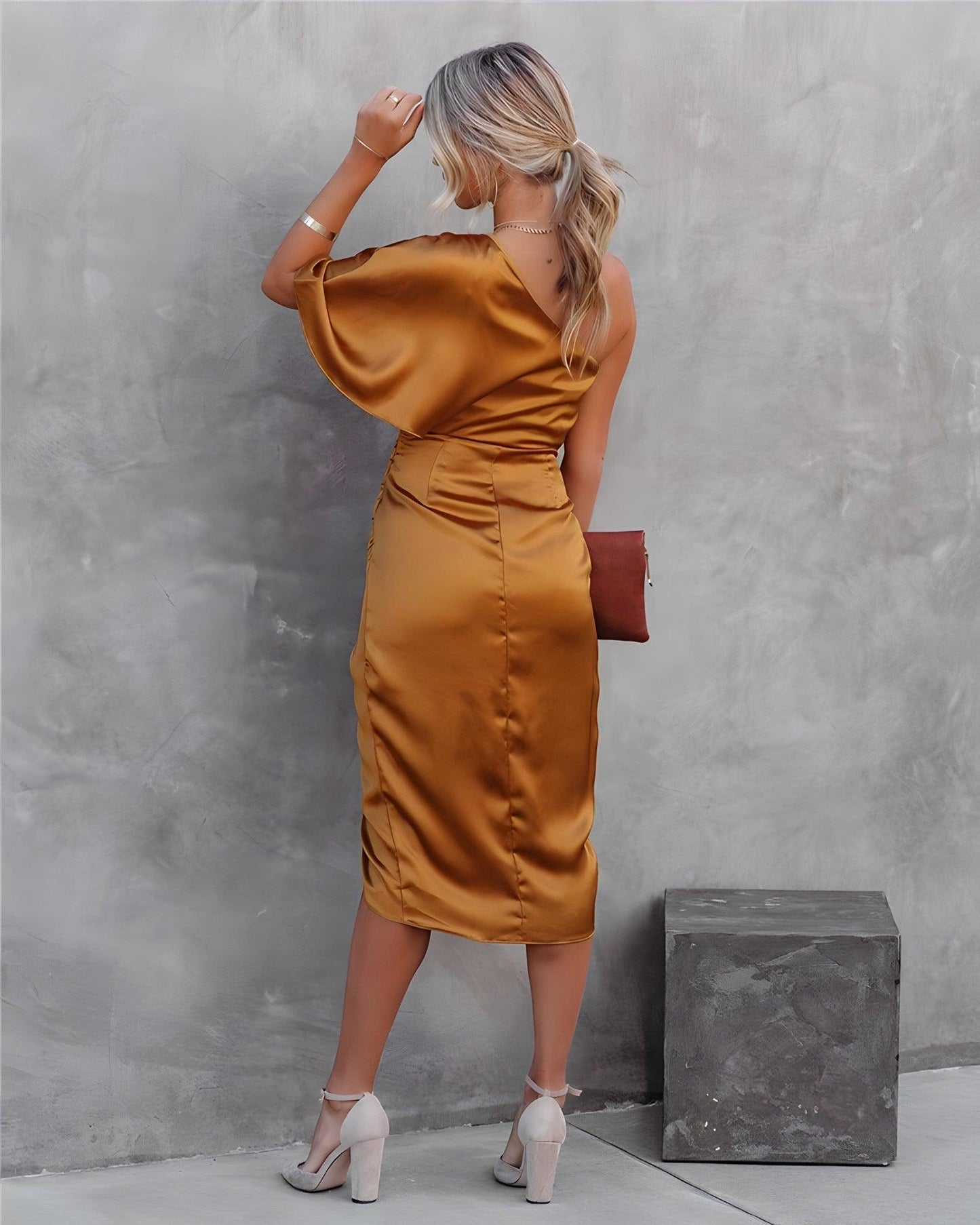 SUZANNE - Robe de soirée élégante en soie