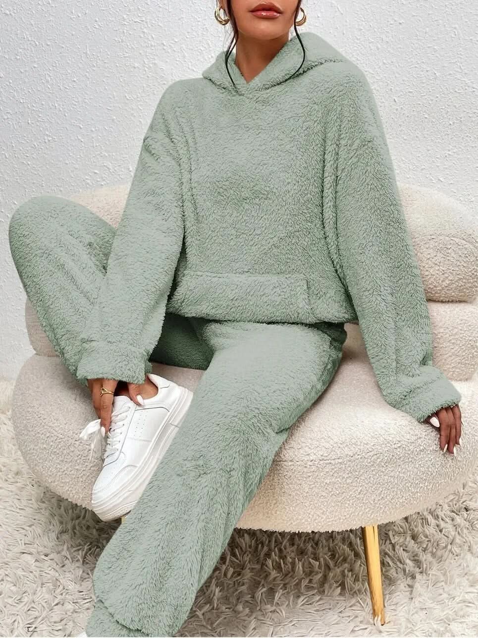 Ensemble Loungewear Femme - Tissu Doux et Chaud - Confort Optimal - Style Élégant et Décontracté