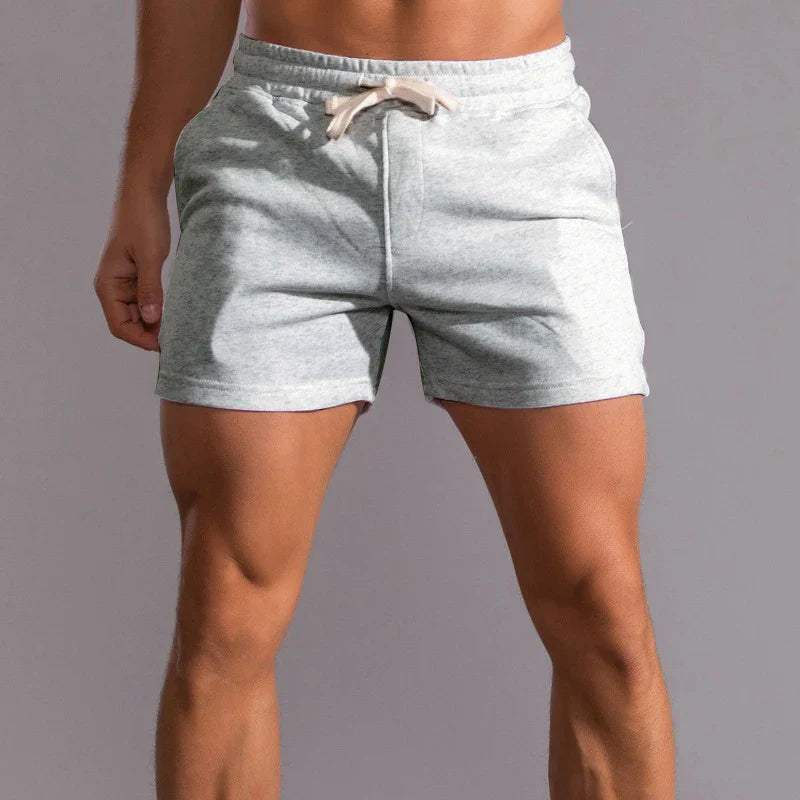 Short de Sport Homme - Taille Élastique avec Cordon - Confortable et Respirant - Poches Pratiques
