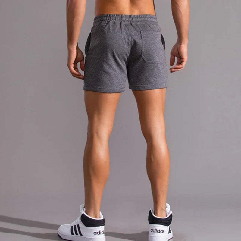 Short de Sport Homme - Taille Élastique avec Cordon - Confortable et Respirant - Poches Pratiques