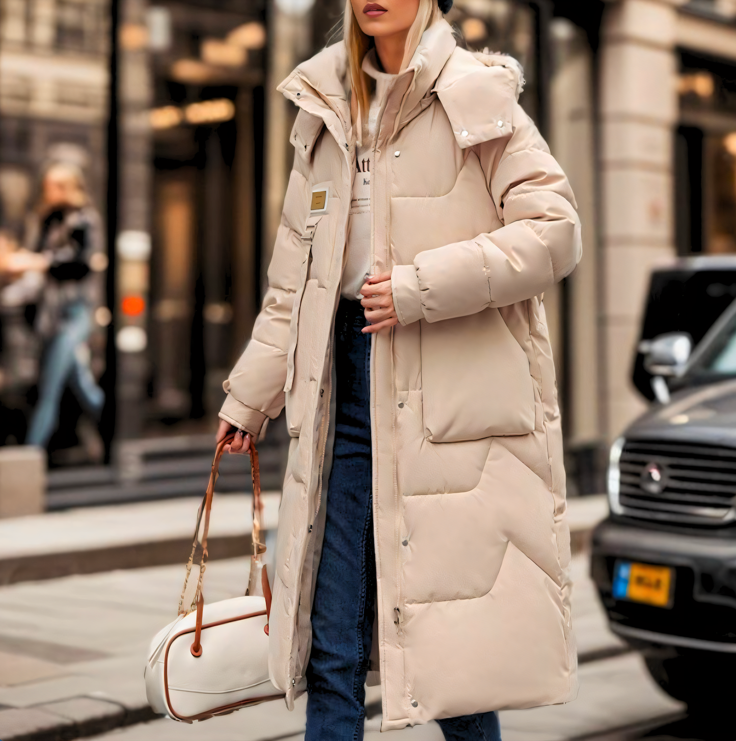 Manteau doudoune isolé et confortable pour femme