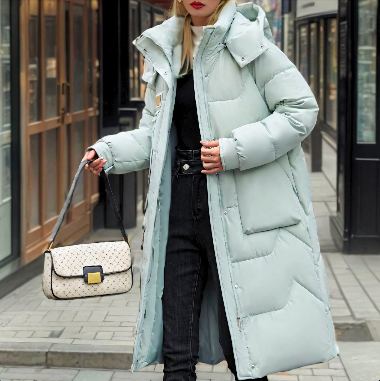 Manteau doudoune isolé et confortable pour femme