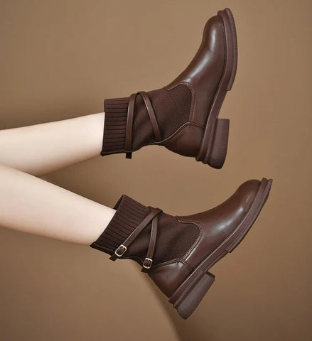 Bottes rétro à talons - Élégantes et classiques pour un look sophistiqué