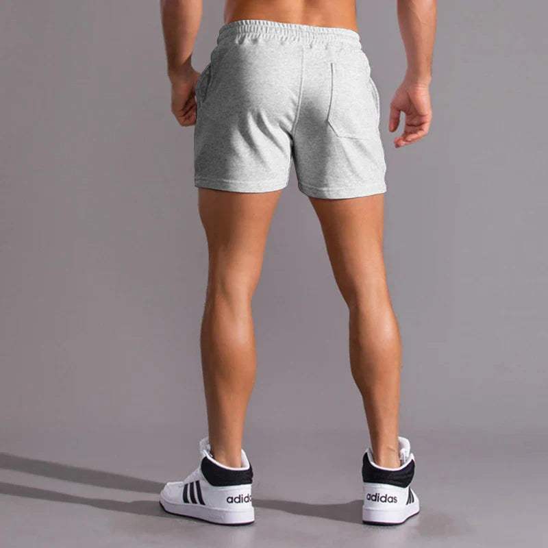 Short de Sport Homme - Taille Élastique avec Cordon - Confortable et Respirant - Poches Pratiques