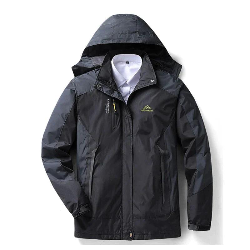 Veste imperméable femme – Coupe décontractée – Capuche réglable – Fermeture zippée