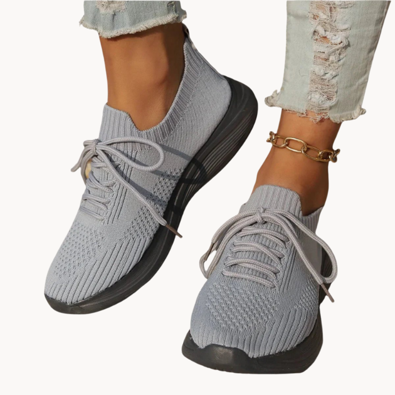 Baskets Femme - Respirantes et Confortables - Tissu Tricoté - Semelle Antidérapante