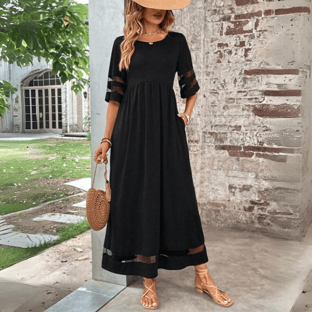 Robe maxi élégante et fluide pour femmes - Style chic et confortable