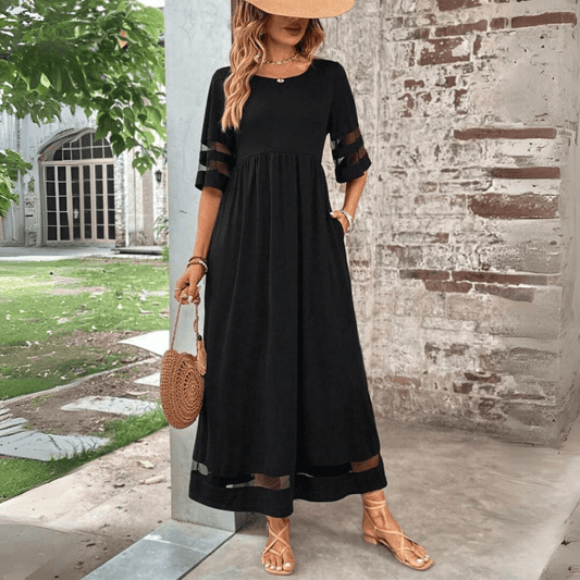 Robe maxi élégante et fluide pour femmes - Style chic et confortable