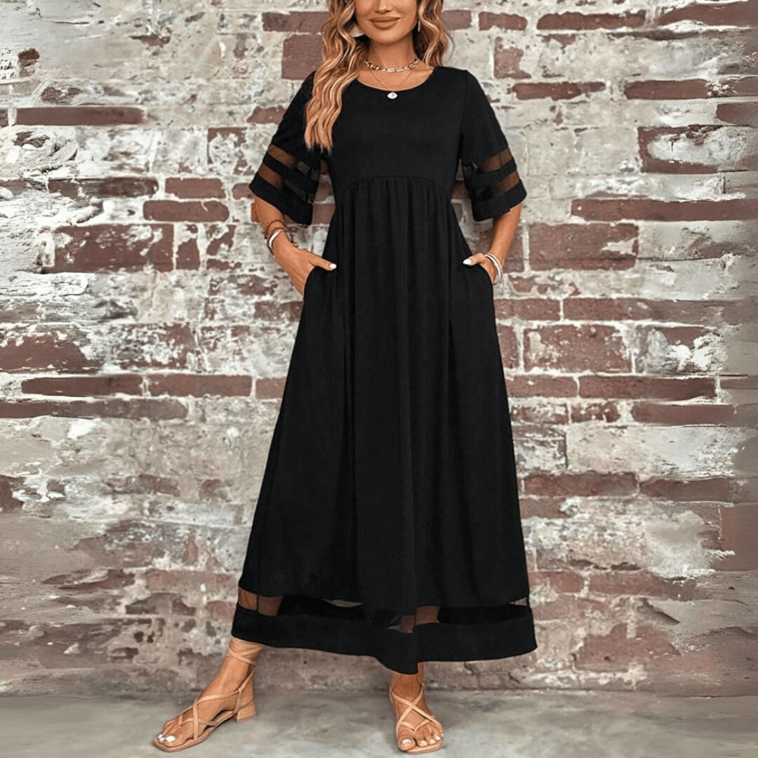 Robe maxi élégante et fluide pour femmes - Style chic et confortable