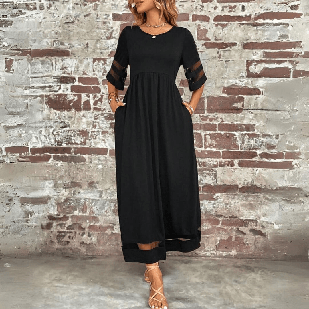Robe maxi élégante et fluide pour femmes - Style chic et confortable