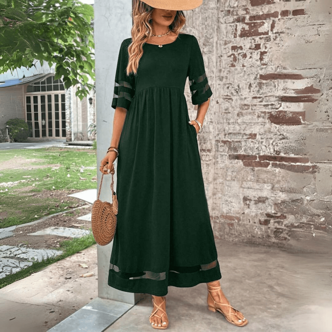 Robe maxi élégante et fluide pour femmes - Style chic et confortable
