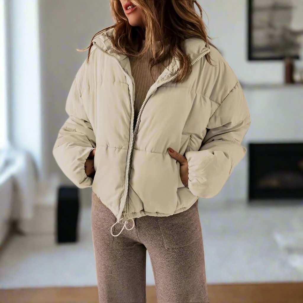 Élégante, Confortable, Polyvalente Cozy Chic Puffer Jacket pour Femme
