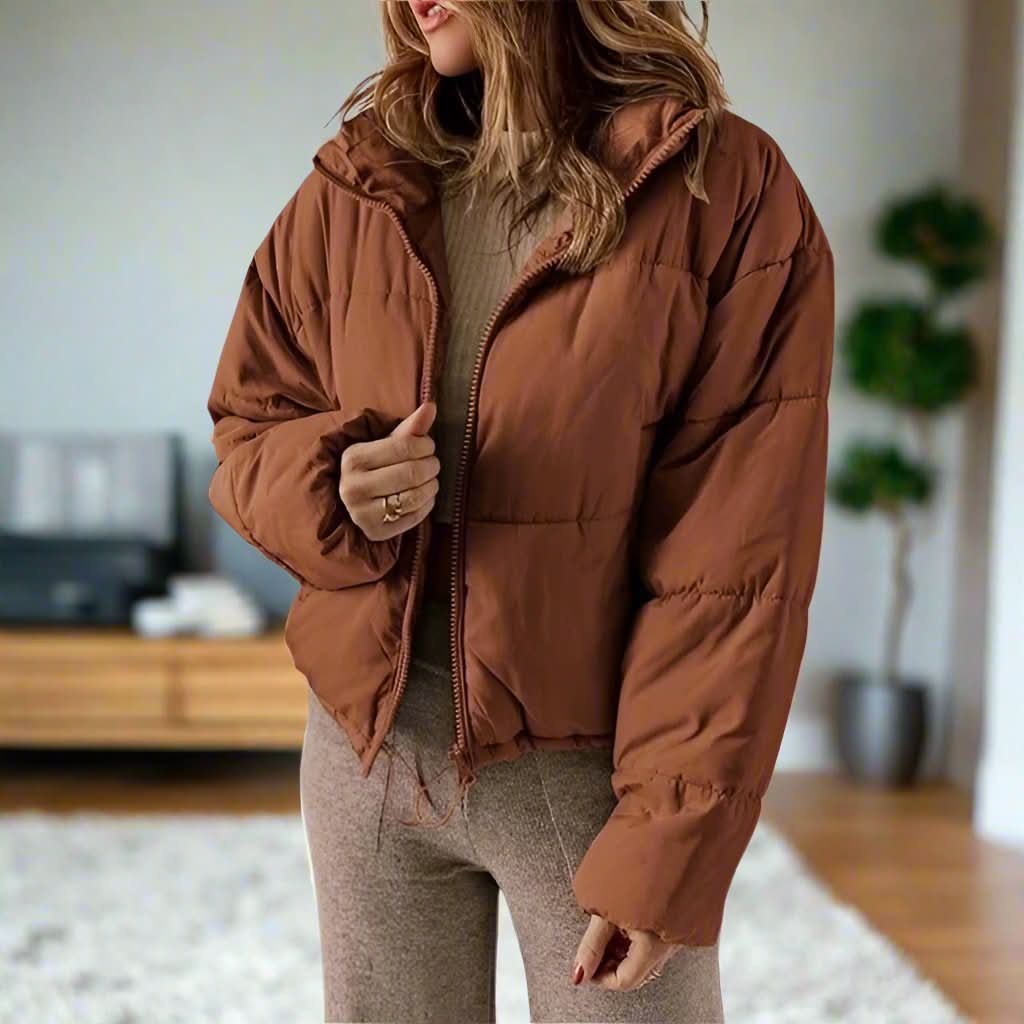 Élégante, Confortable, Polyvalente Cozy Chic Puffer Jacket pour Femme