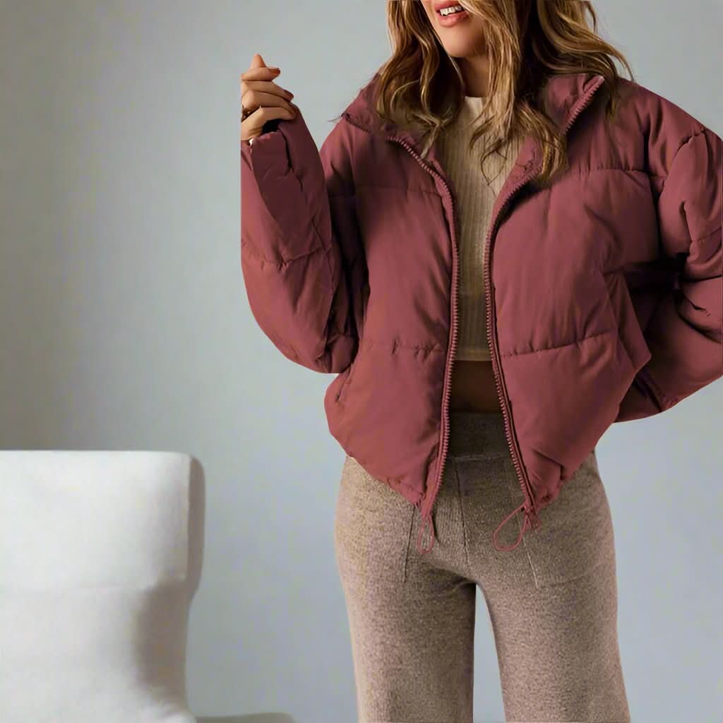 Élégante, Confortable, Polyvalente Cozy Chic Puffer Jacket pour Femme