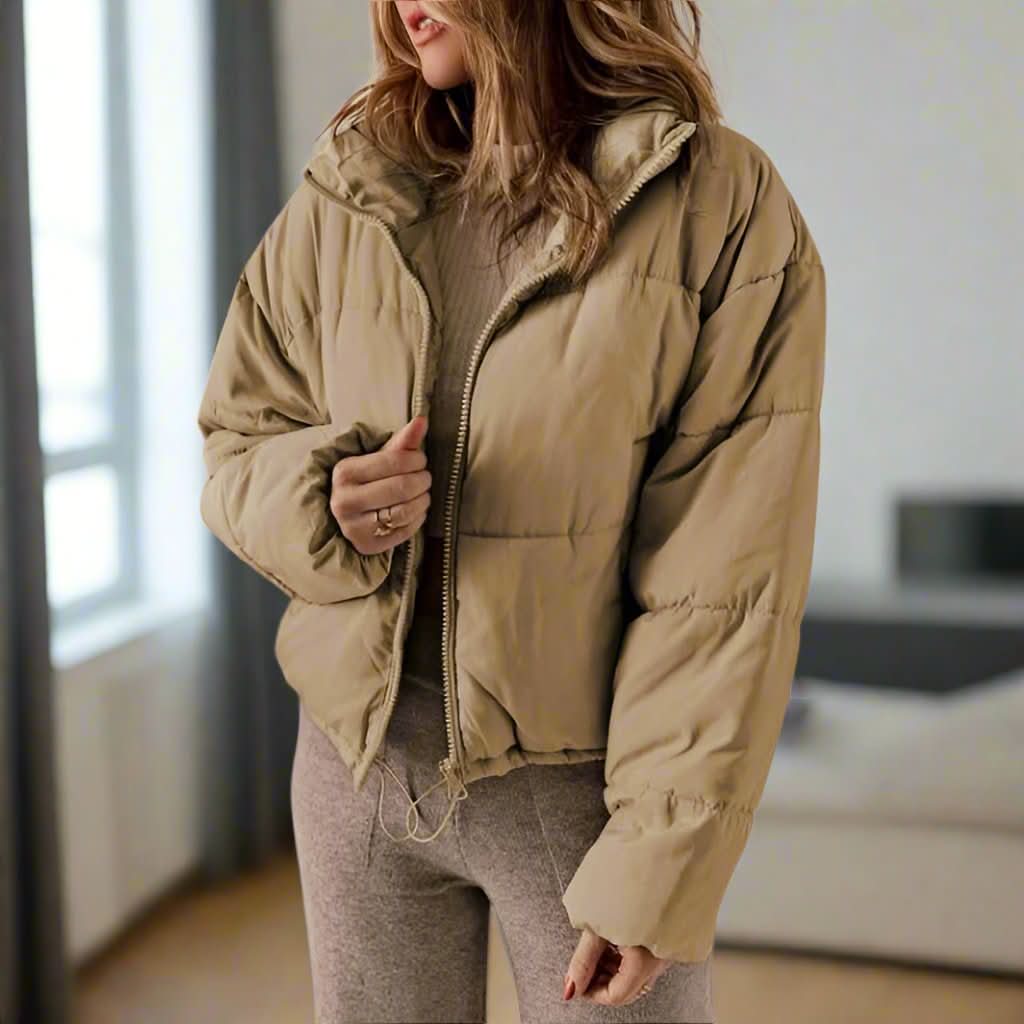 Élégante, Confortable, Polyvalente Cozy Chic Puffer Jacket pour Femme