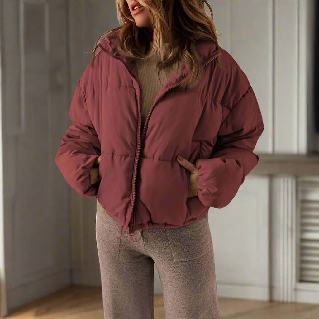 Élégante, Confortable, Polyvalente Cozy Chic Puffer Jacket pour Femme