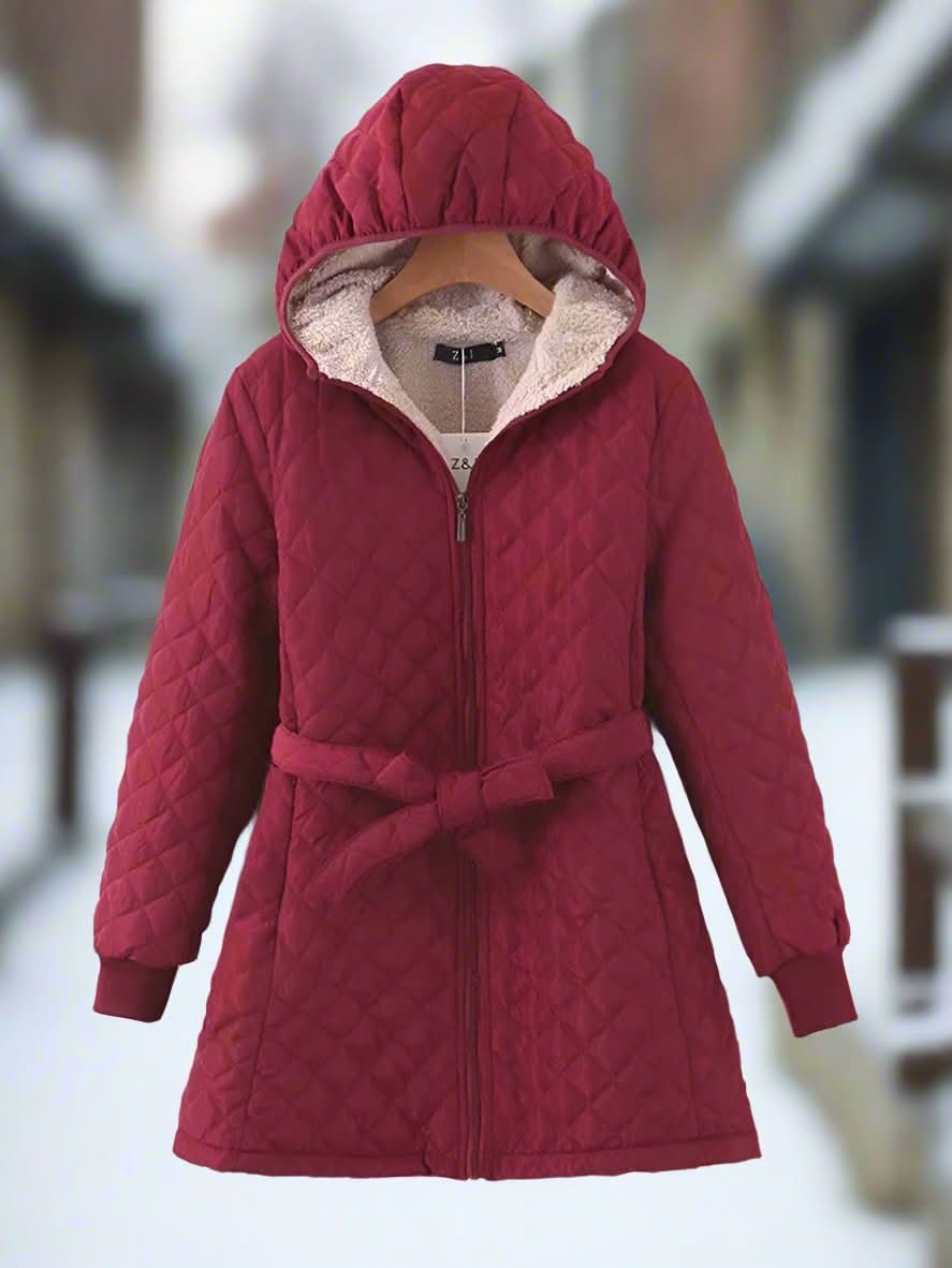 Veste à Capuche Matelassée Élégante et Confortable pour Femmes
