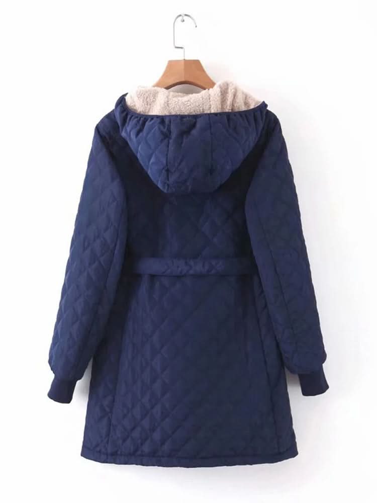 Veste à Capuche Matelassée Élégante et Confortable pour Femmes