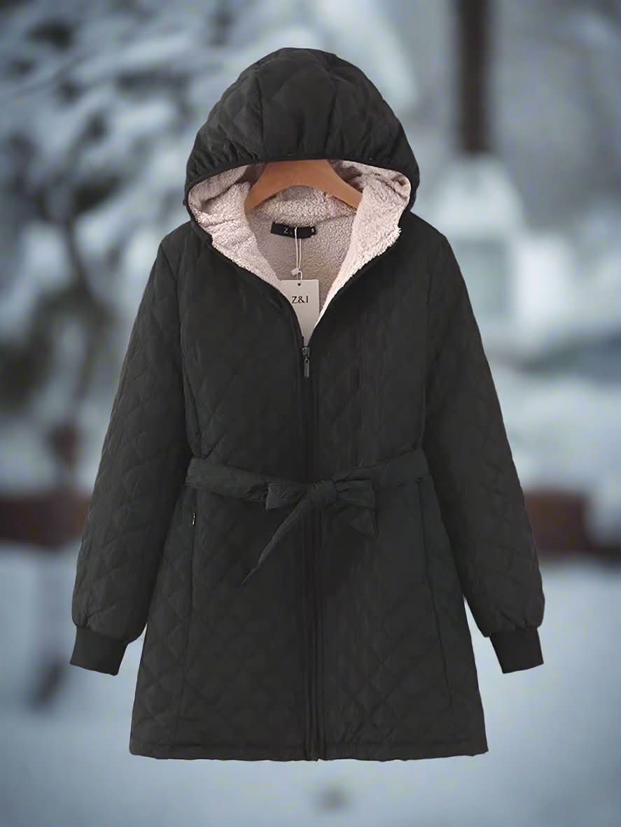 Veste à Capuche Matelassée Élégante et Confortable pour Femmes