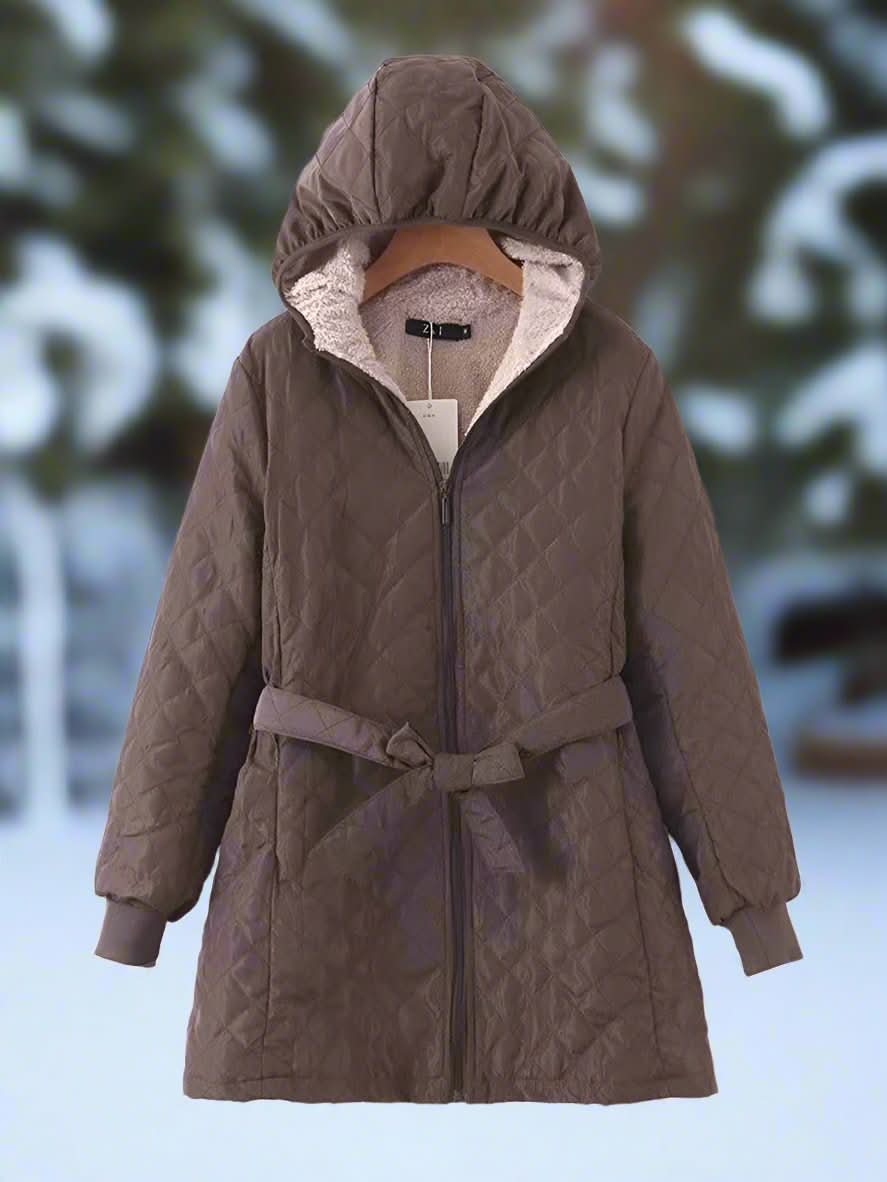Veste à Capuche Matelassée Élégante et Confortable pour Femmes