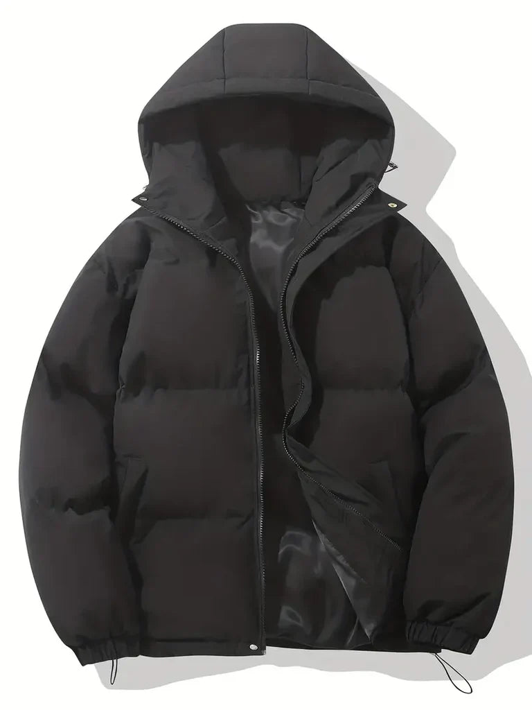 Veste à capuche femme – Coupe oversize – Matelassée chaude – Antivent casual