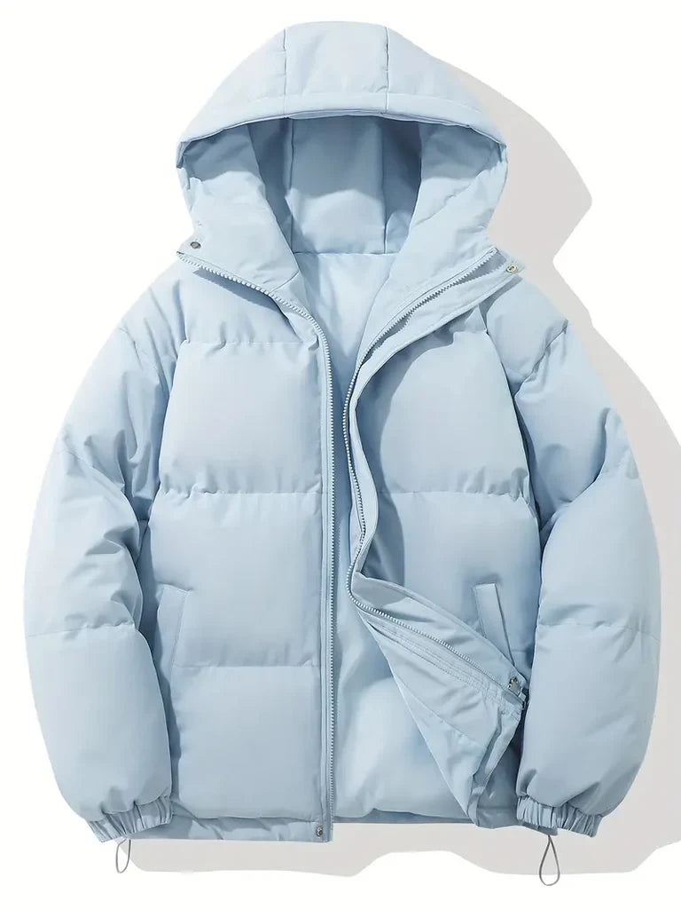 Veste à capuche femme – Coupe oversize – Matelassée chaude – Antivent casual