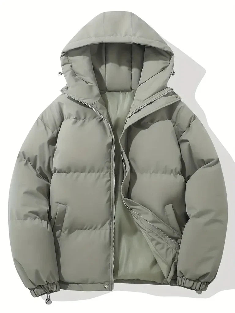 Veste à capuche femme – Coupe oversize – Matelassée chaude – Antivent casual