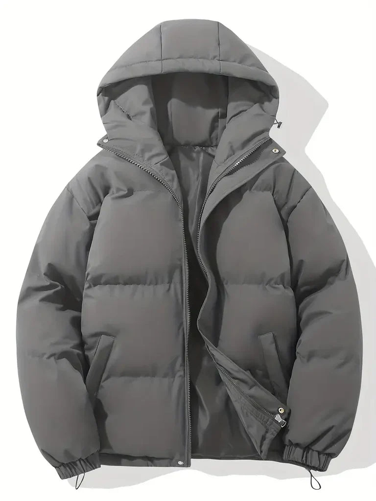 Veste à capuche femme – Coupe oversize – Matelassée chaude – Antivent casual