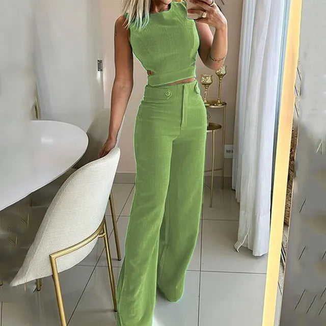 Ensemble deux-pièces taille haute - Confortable et élégant